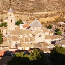 Oria church - from above