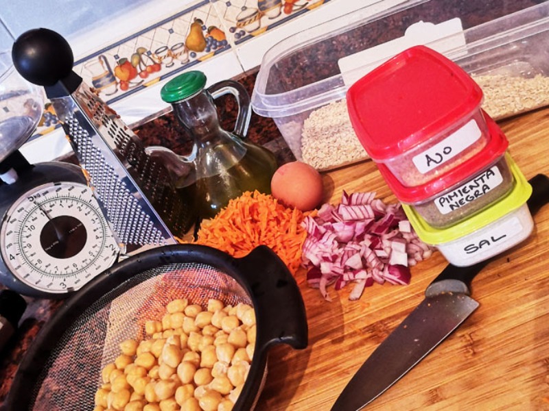 All the ingredients blended together. So simple!