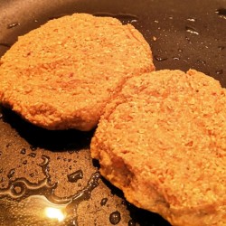 Fry the burgers in a dash of oilve oil