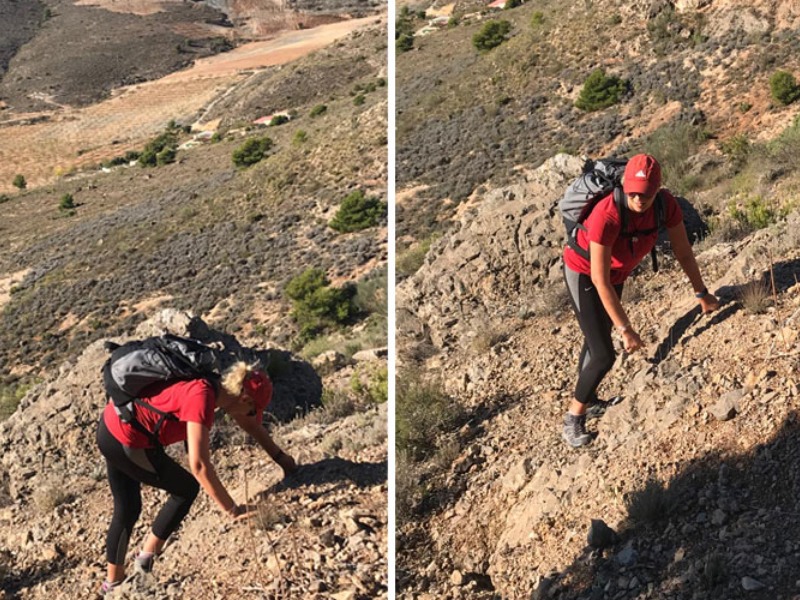 This was a hard steep hike
